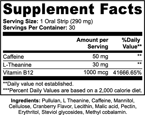 PrimeStrips™ Energy – Instant Focus & Power Oral Strips