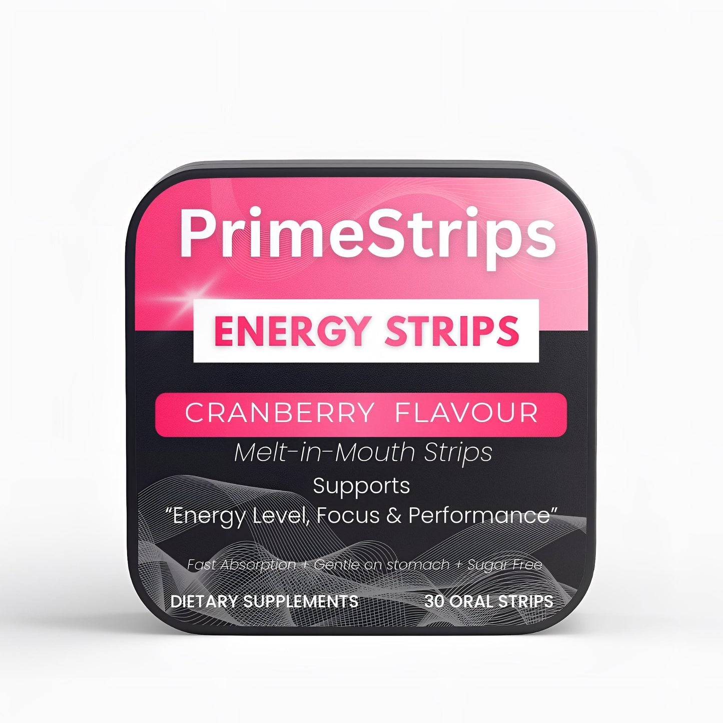 PrimeStrips™ Energy – Instant Focus & Power Oral Strips